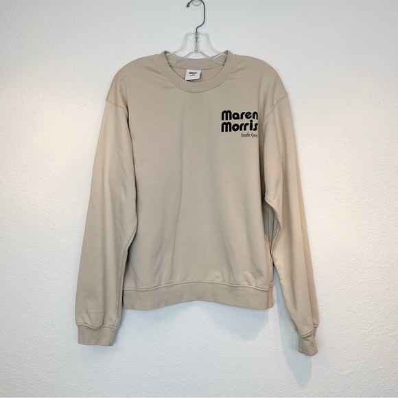 Maren Morris Tan Graphic Humble Quest Concert Sweatshirt Large - Picture 11 of 11